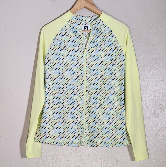 FootJoy Jackets & Blazers - Footjoy Mid Layer Multicolor Patterned Jacket